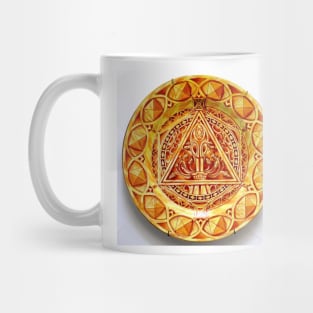 golden triangle Mug